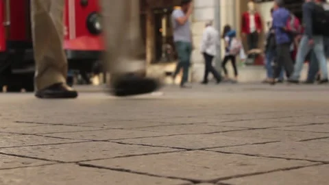 People walking Video stock 219566123