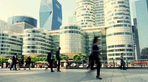 People walking. going moving. commuters. pedestrians. person. city urban Stock Footage 40650560