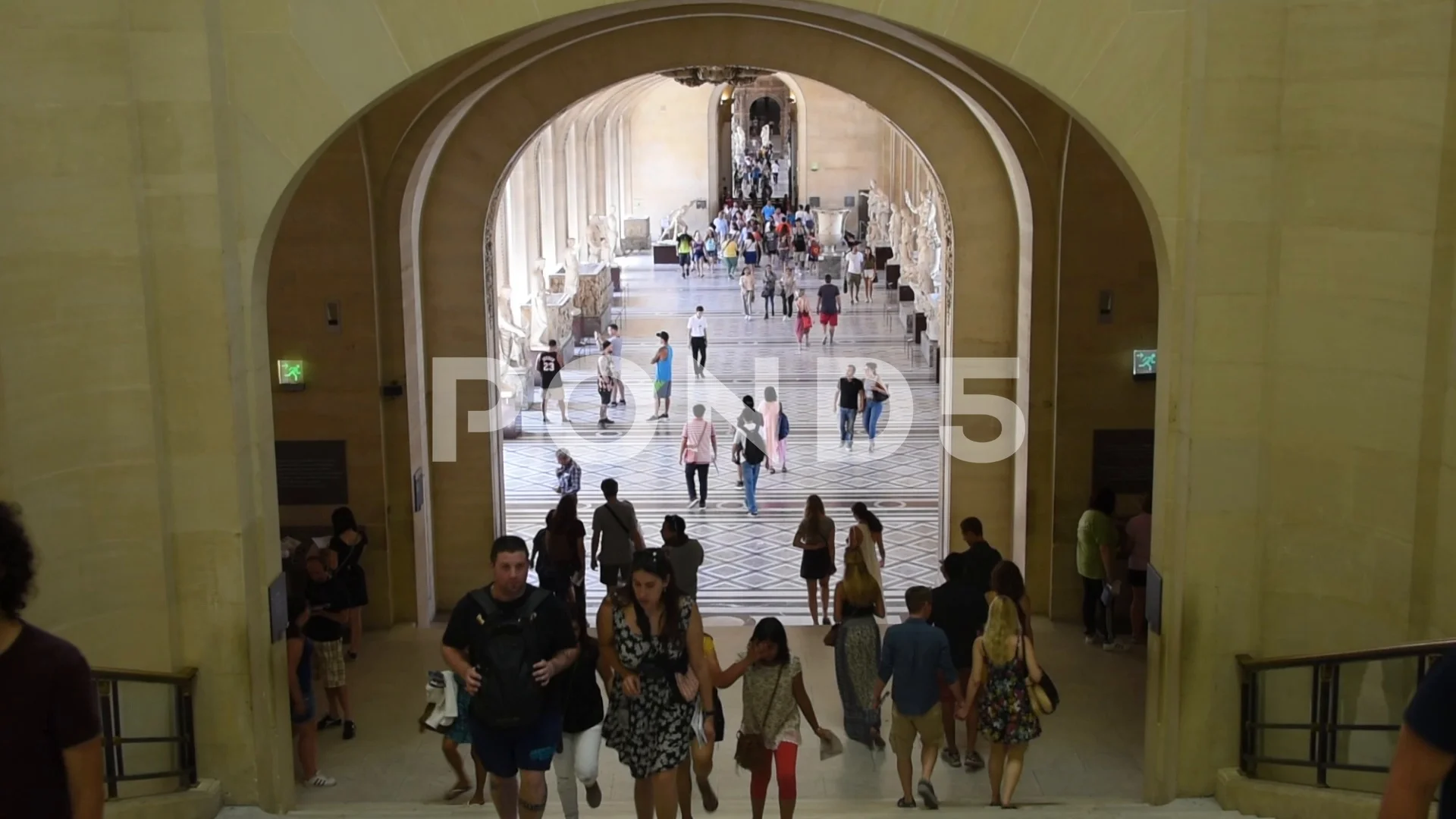 People Walking Inside the Louis Vuitton Foundation in Paris · Free