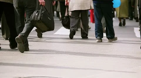 People walking HD Stock Footage 8853935