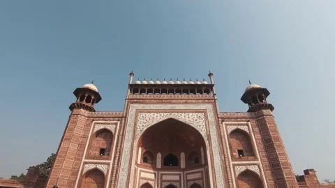 People walking to the main gateway (darw... | Stock Video | Pond5