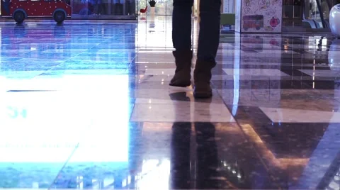 People walking in a mall Stock-Footage 68197221