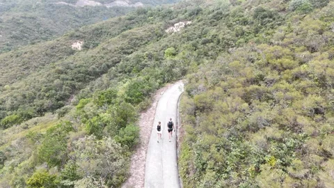 People Walking - Mountain Trail Stock Footage 277491316