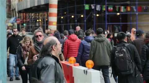 People Walking in New York Stock Footage 24371437