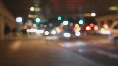 People walking at night Stock Footage 61257367