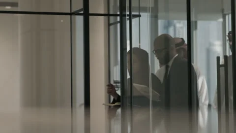 People walking in an office. Stock Footage 134476473