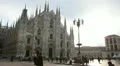 People Walking, Passing, City of Fashion, Duomo Milano, Milan Cathedral Square HD Footage