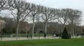 People Walking, Passing, Visiting, Champ de Mars in Paris, France, Tourists Day HD Footage