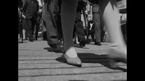 People Walking On The Promenade Stock Footage 89939784