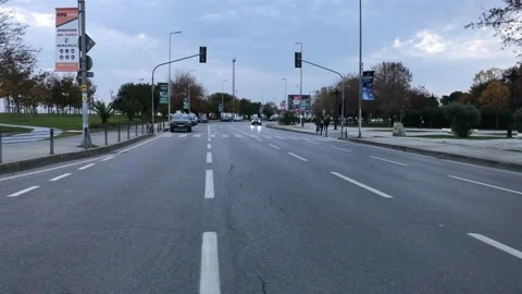 People walking on the road Stock Footage 144559077