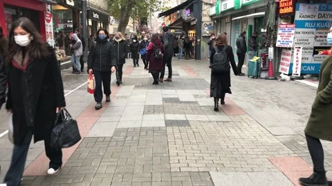 People walking on the road Stock Footage 145219635
