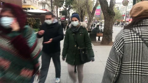 People walking on the road Stock Footage 145479220