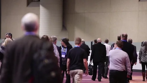 People walking in slow motion Stock-Footage 73754213