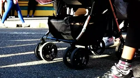 People walking on the street Video stock 46099994