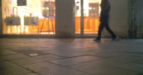 People Walking the Street Stock Footage 52016252