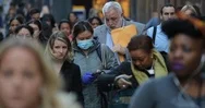 People Walking Street Wearing Mask For Coronavirus Protection In New York City Stock Footage