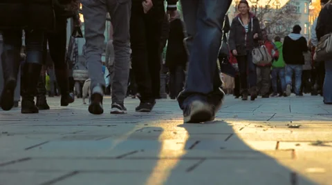 People walking on the street_04 Stock Footage 33720205