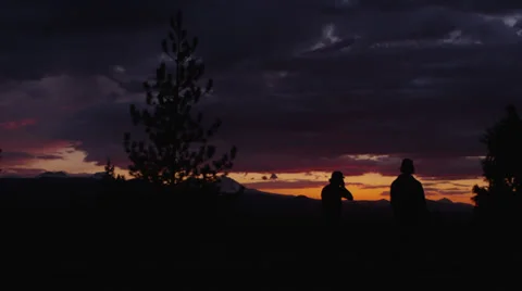 People walking at Sunset - Red Epic Stock-Footage 33649022