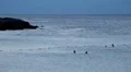 People walking, swimming, snorkeling, Kata Beach in Phuket Island, Thailand HD Footage