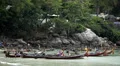 People walking, swimming, snorkeling, Kata Beach in Phuket Island, Thailand HD Footage