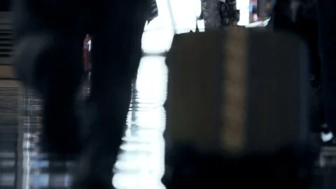 People Walking at The Terminal Video stock 71944052