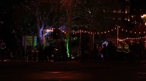 People walking time laps Stock Footage 44236922