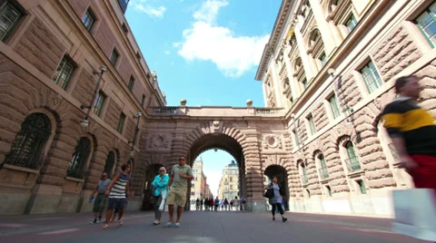 People walking time lapse HD Stock Footage 38935872
