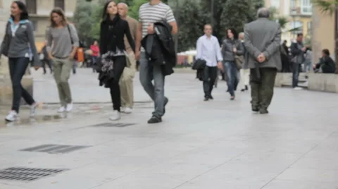 People Walking TimeLapse Stock Footage 5202848