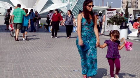 People walking timelapse Stock Footage 8765025