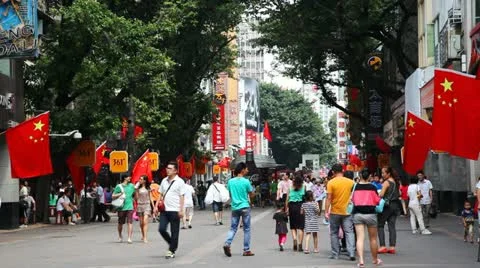 People walking timelapse Video stock 16281872