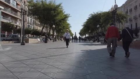People Walking Timelapse Stock Footage 119031401
