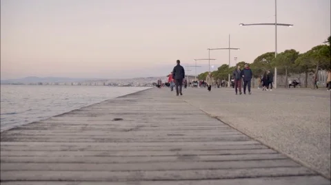 People walking timelapse Video stock 124847122