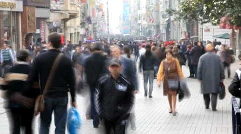 People walking timelapse HD 1080p Stock Footage