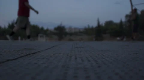 People walking on the track Video stock 29158892