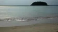 People walking on a tropical and exotic beach in Thailand, Phuket Island HD Footage