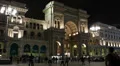 People Walking Vittorio Emanuele II Gallery Milan Duomo Square Shopping Street HD Footage