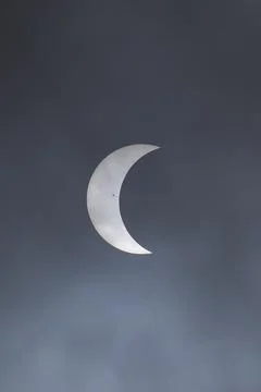 People watch partial solar eclipse in Bali, Denpasar, Indonesia - 20 Apr 2023 Stock Photos