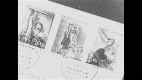 People were able to send mail nationally for reasonable price, 1961 Stock Footage 167251564