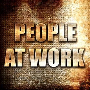 People at work Stock Illustration