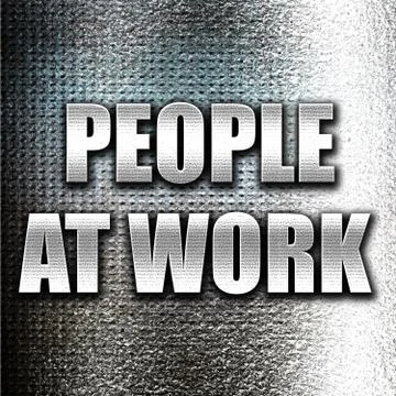 People at work Stock Illustration