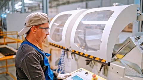 People work in modern workshop Stock Footage 118700258