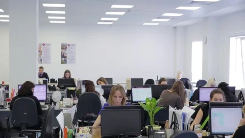 People work in the office Stock Footage 86247332