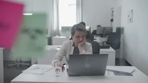People work at the office. Stock Footage 116611543