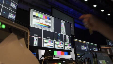 People Work in Studio Video stock 133649086