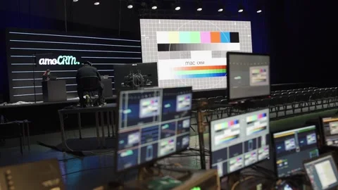 People Work in Studio Stock Footage 133830921