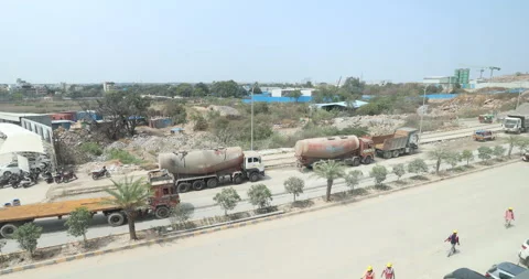 People working at construction site Video stock 329657739