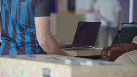 People Working on Laptops Stock Footage 322984794