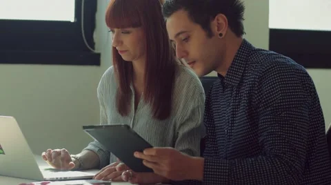 People working in the office Stock Footage 62430302