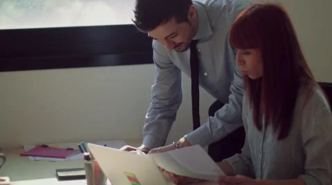 People working in the office Stock Footage 62430324