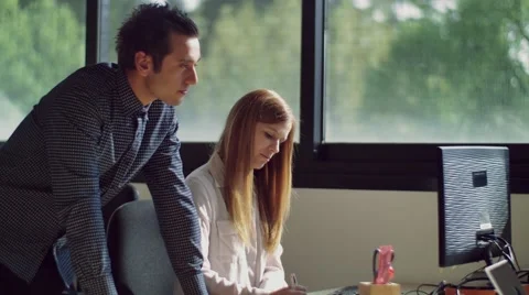 People working in the office Stock Footage 62430526